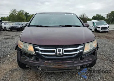 2014 Honda Odyssey Exl из США, поврежденный, VIN 5FNRL5H67EB004298